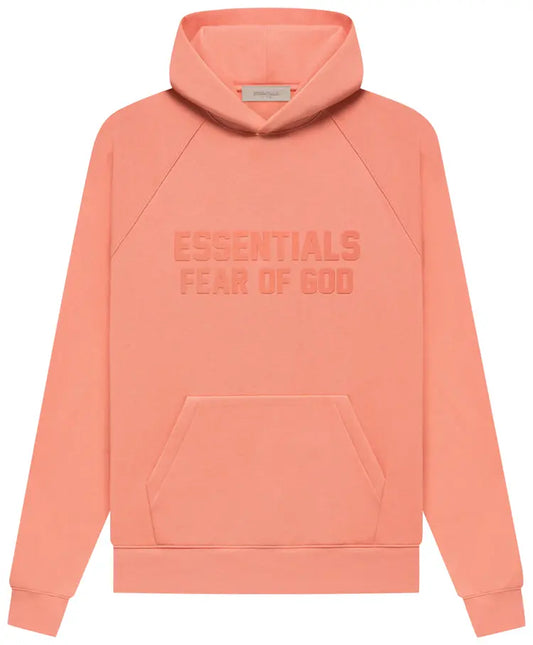 Fear of God Essentials Hoodie ’CORAL’